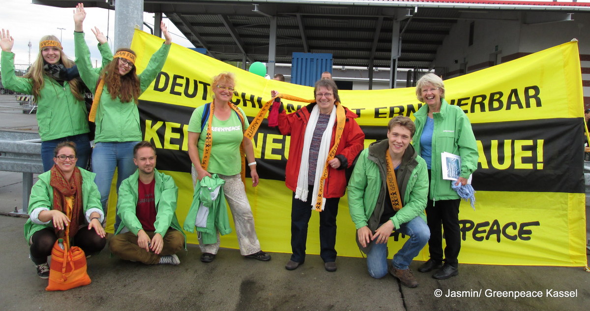 7500 Gegen Kohle Greenpeace Kassel