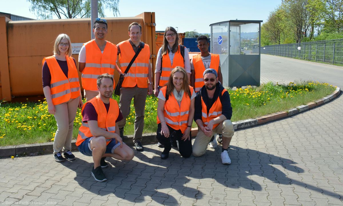 Besuch Bei Den Stadtreinigern Greenpeace Kassel